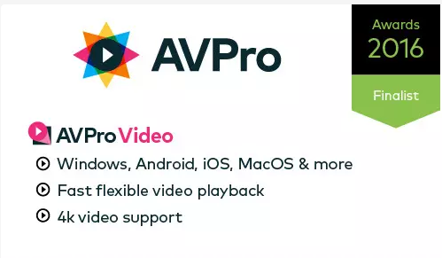 Unity3d插件AVPro视频AVPro Video